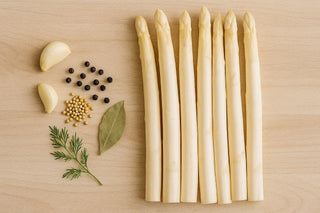 Rezept micro-fermentierter weißer Spargel