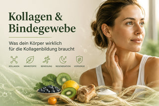 Kollagen und Bindegewebe – natürliche Unterstützung durch Ernährung, Vitamin C, Glycin und Bewegung