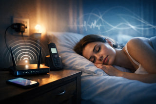 Elektrosmog im Schlafzimmer durch WLAN Router neben dem Bett