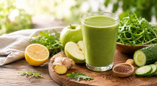 Leber-Darm-Smoothie: Natürlich entgiften mit Apfel, Bitterstoffen & Ballaststoffen