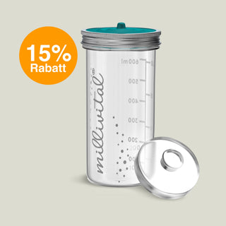 Fermentierglas 700 ml mit Glasgewicht