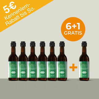 6 x Milli Immun Vitalstoff-Komplex² + 1 Flasche gratis